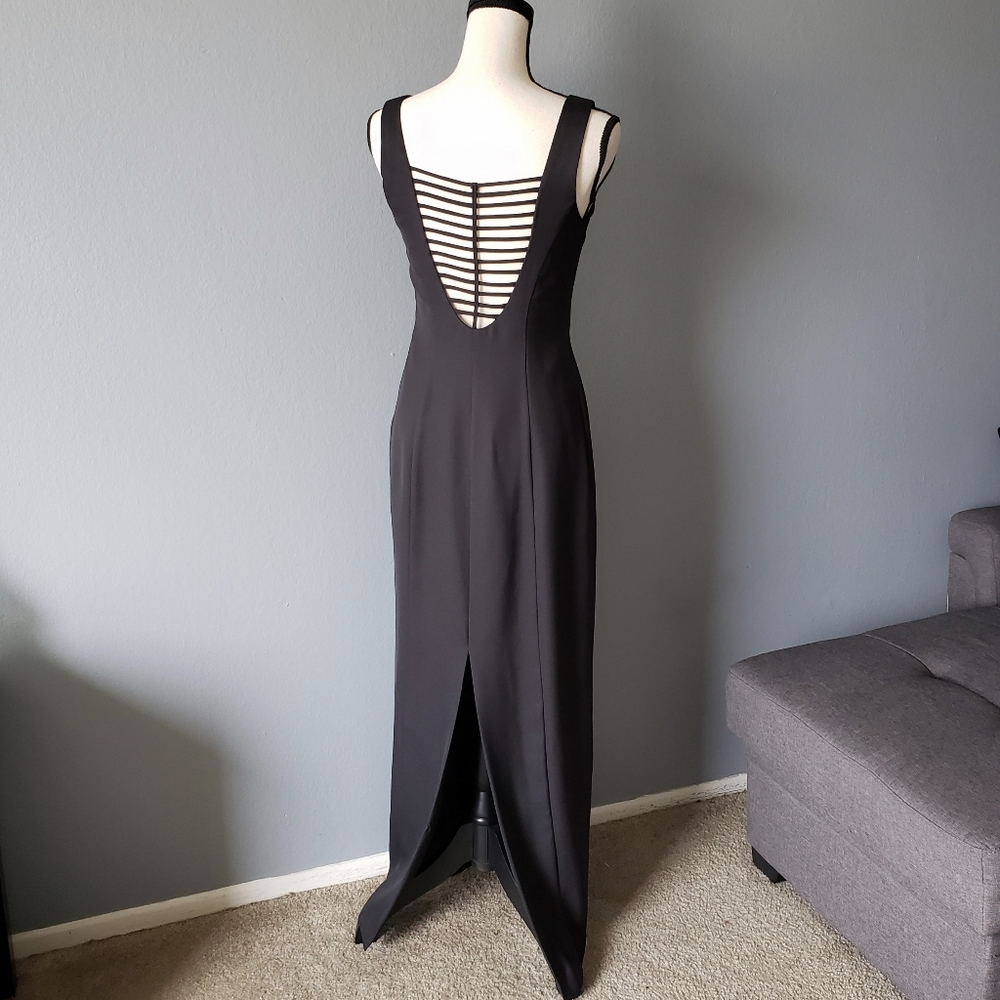 Vintage 90s Lattice Back Maxi Dress